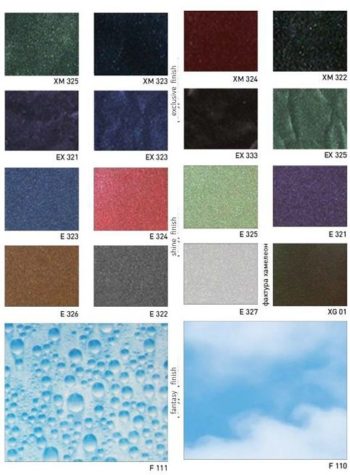 The stretch ceiling system glossy drywall