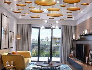 The stretch ceiling system county of Miami-Dade